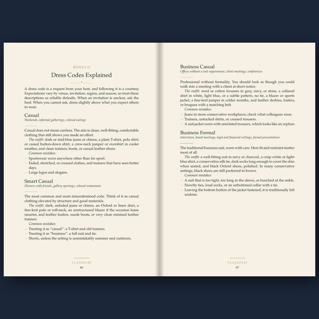 The Classourí Code: How to Become a Gentleman in 30 Days